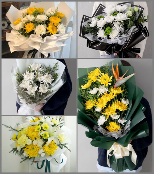 甘肃省庆阳合水县蒿咀铺乡白事花束代送
